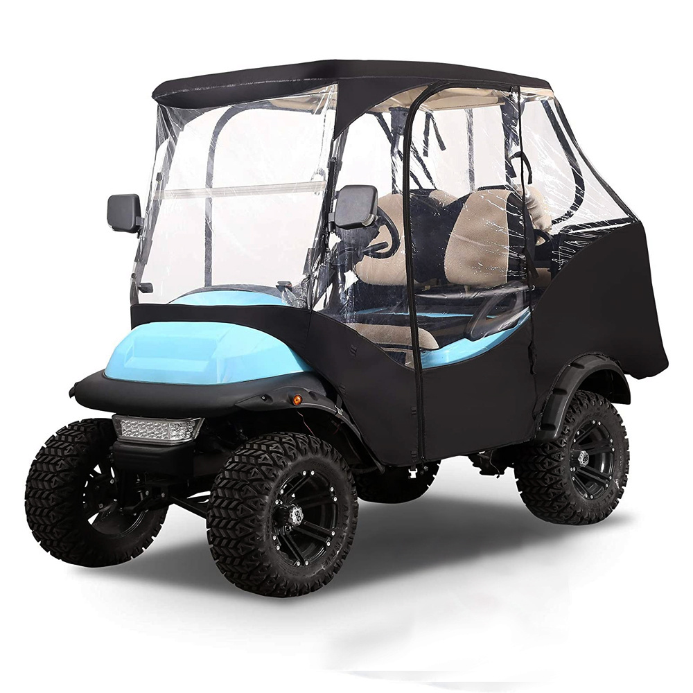 The Best-Selling 600D Waterproof Transparent Golf Cart Cover Gm Fits Most Brands Of Golf Carts