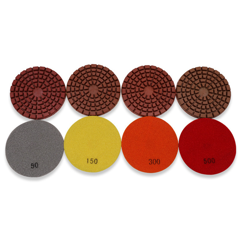 4 Inches High Gloss Grinding Alloy Grinding Disc For Concrete For Epoxy Flooring Resin Grinding Pad