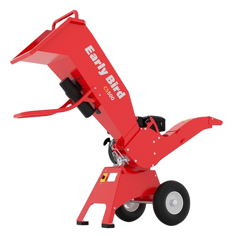 Trailer Mounted Heavy Duty 15hp Gasoline Engine Petrol Motor Wood Chip  Tree Branch Chipper Shredder Machine wood chipper