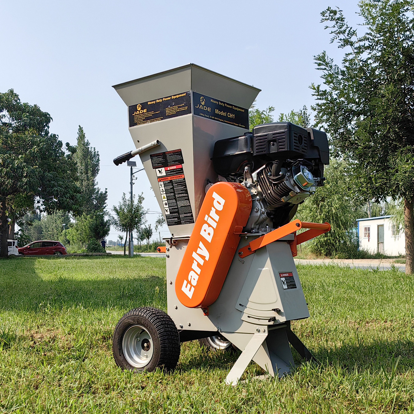 Most Buoyant Wood Chipper Shredder Knife Wood Chipper Firewood Processor CH1 420cc Petrol Wood Chipper