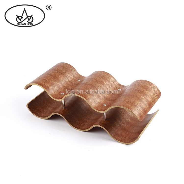 Good quality new style luxury stackable wine rack wood