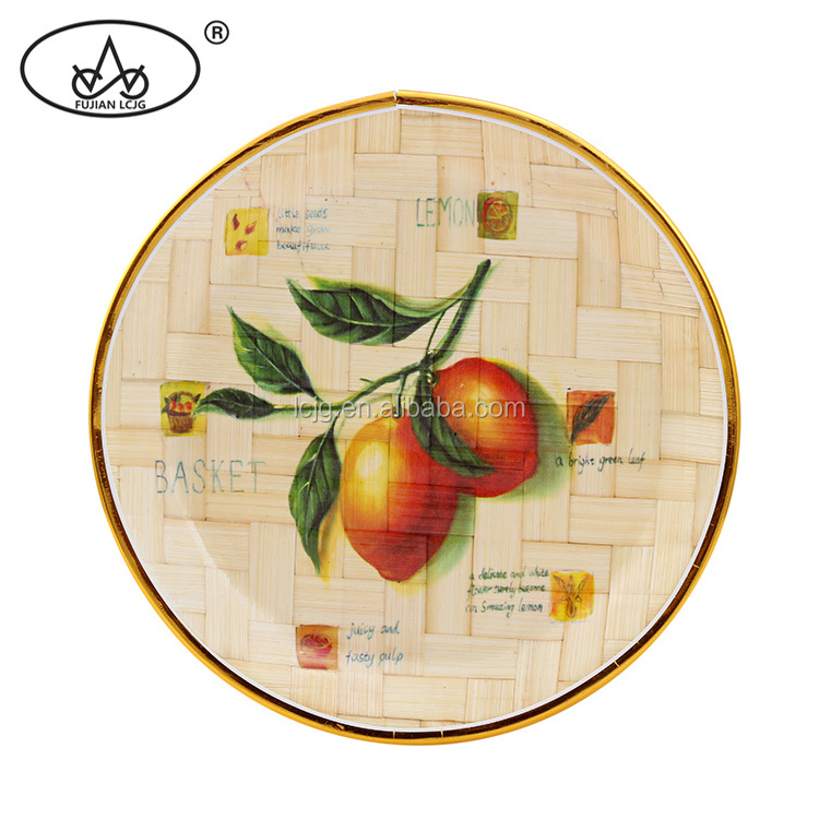 Supply wholesale cheap bamboo wooden asian dinner plates sets dinnerware