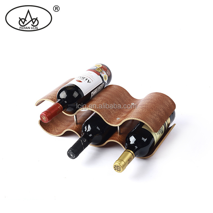 Good quality new style luxury stackable wine rack wood