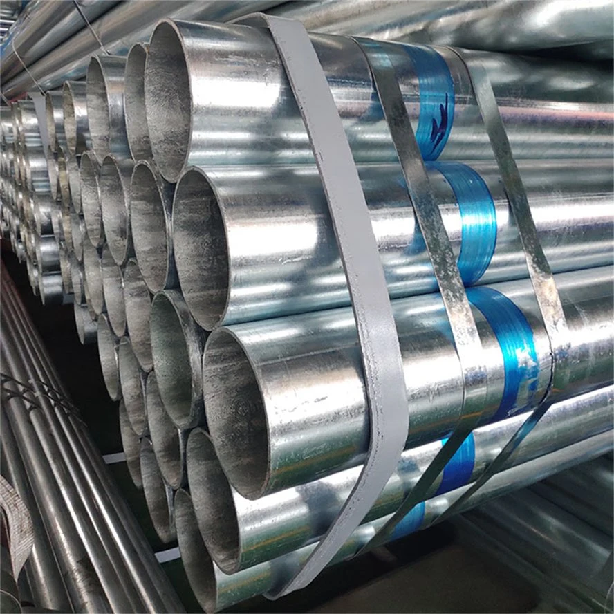 Hot DIP Galvanized Steel Pipe for Building Materials Pre Galvanized Electrical Steel Gi Tube