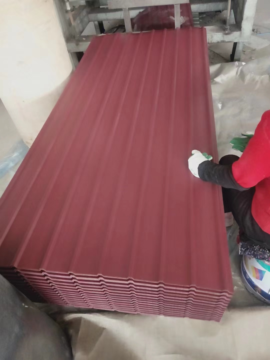 Zinc Sheet Corrugated Roofing Galvanized 1.2mm Ral 5015 Sheet Metal Roof