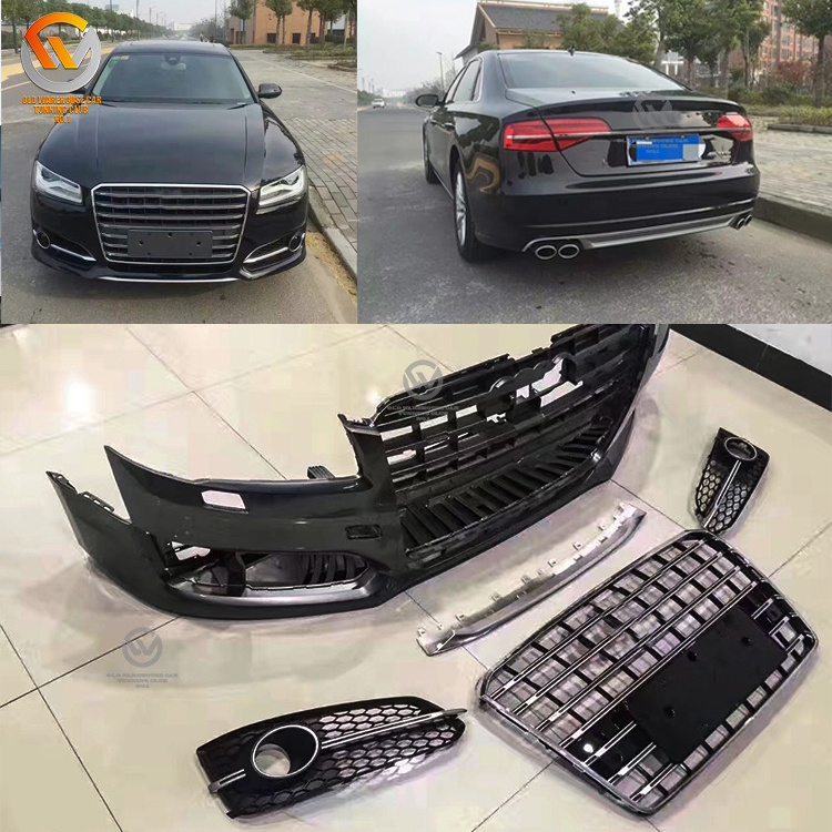 RS8 full set front bumper body kit for Audi A8 W12 2015-2017