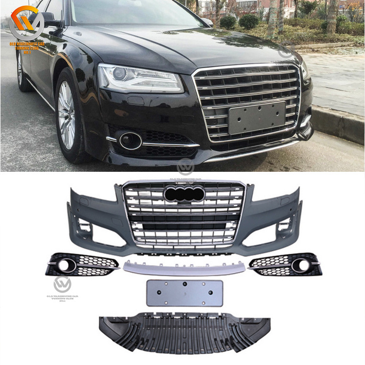 RS8 full set front bumper body kit for Audi A8 W12 2015-2017