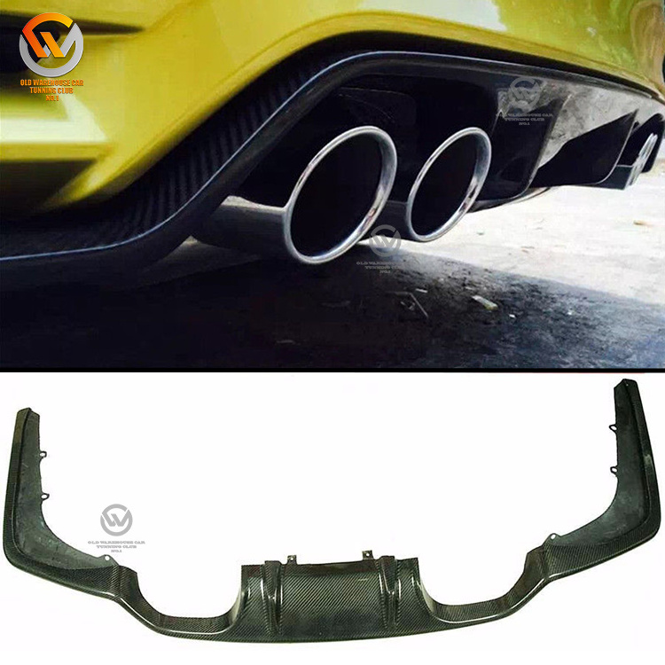 Rear Lip Rear Spoiler Rear Chin For M3 F80 M4 F82 Carbon Fiber 3D Refit