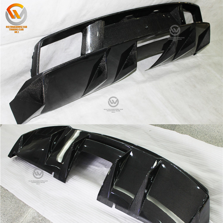 For Lamborghini Gallardo LP550 LP560 LP570 Carbon Rear Bumper Diffuser