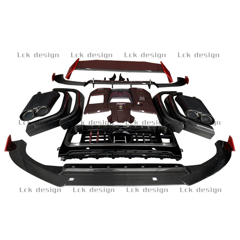 G900 Rocket Style Auto Parts For Benz G Class W464 G500 G550 G63 Body Kit Front Bumper Hood Spoiler Rear Tire Cover Grille Frame