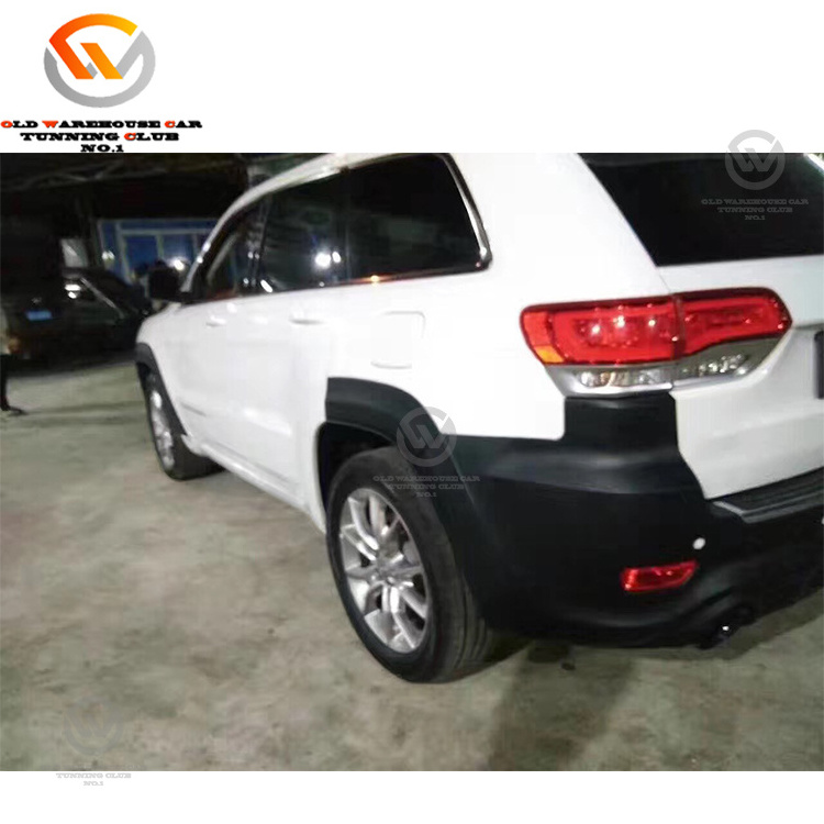 car body kit black pp plastic front bumper for Jeep Grand Cherokee SRT