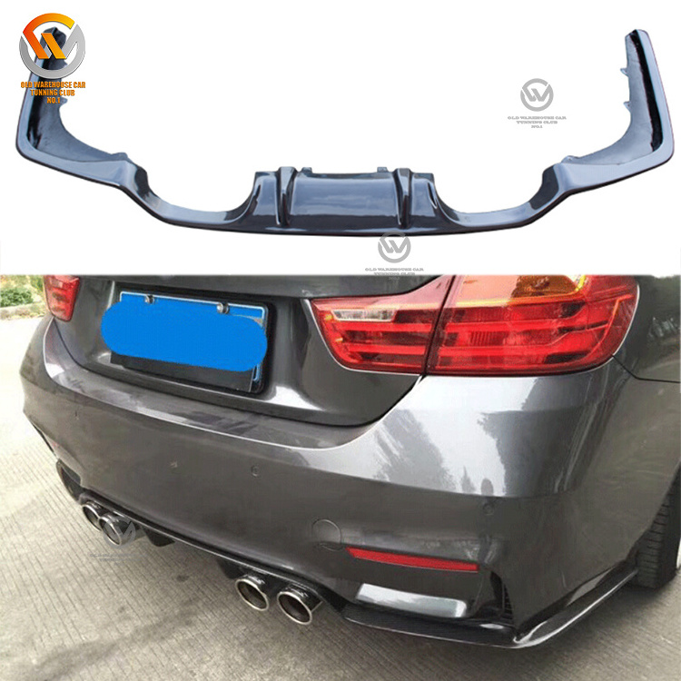 Rear Lip Rear Spoiler Rear Chin For M3 F80 M4 F82 Carbon Fiber 3D Refit