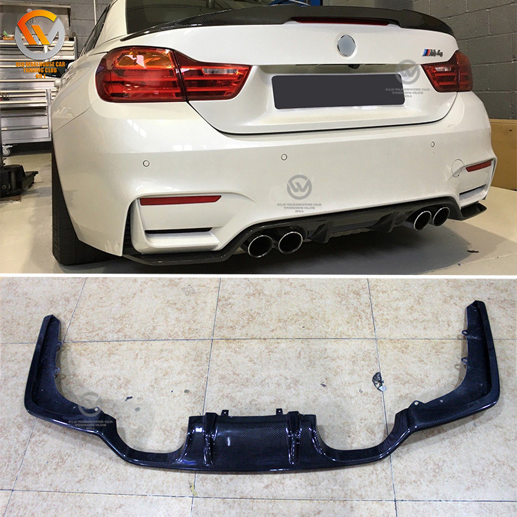 Rear Lip Rear Spoiler Rear Chin For M3 F80 M4 F82 Carbon Fiber 3D Refit