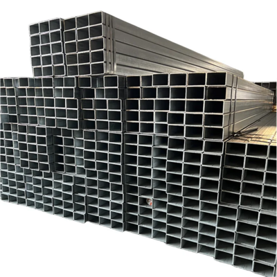 High Quality Black square pipe iron rectangular tube welded Galvanized Square Steel Pipes f