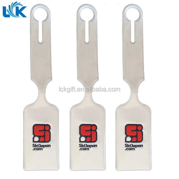 Custom Made Bulk Cheap Bulk Reflective PVC Funny Luggage Tag