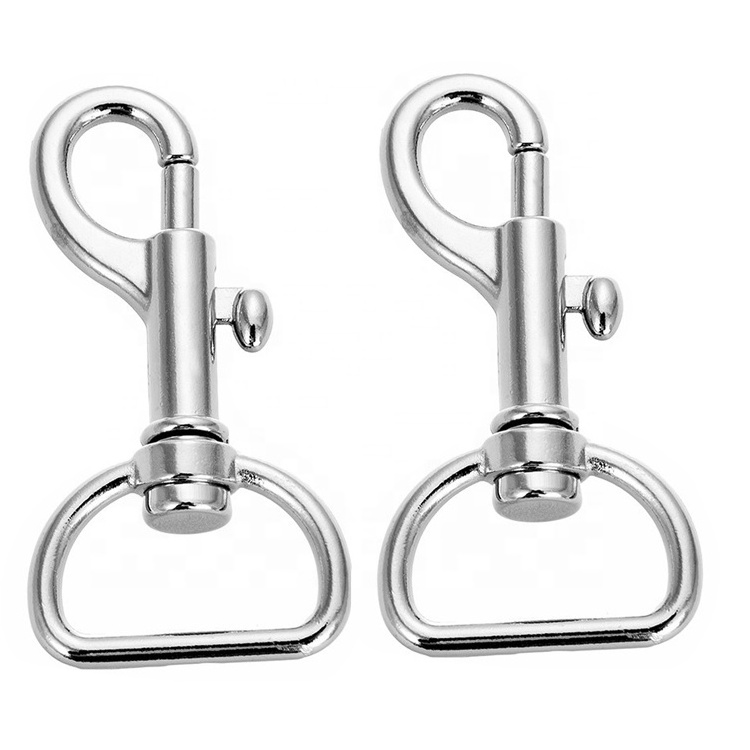 Swivel Lanyards Trigger Lobster Claw Clasps Metal Snap Hooks for Keychain Key Rings Connector DIY Bags