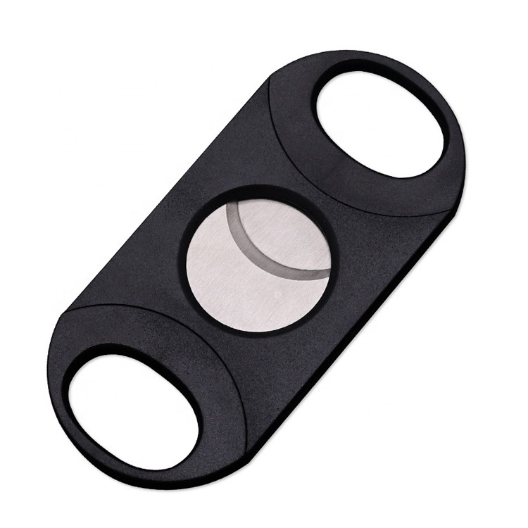 Factory Made Personalized Cigar v-cutter Luxury Metal Stainless Steel Gold Cigar Cutter