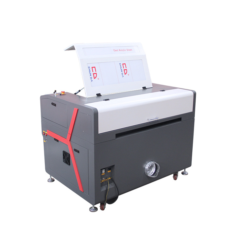 6090 Laser Engraving Cutting 60W 80W 100W Wood Acrylic CNC Laser Engraver Machine Ruida Front to Rear Design 10% Discount