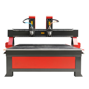 cnc machine 3.5kw spindle double head wood working carving cnc router 1325