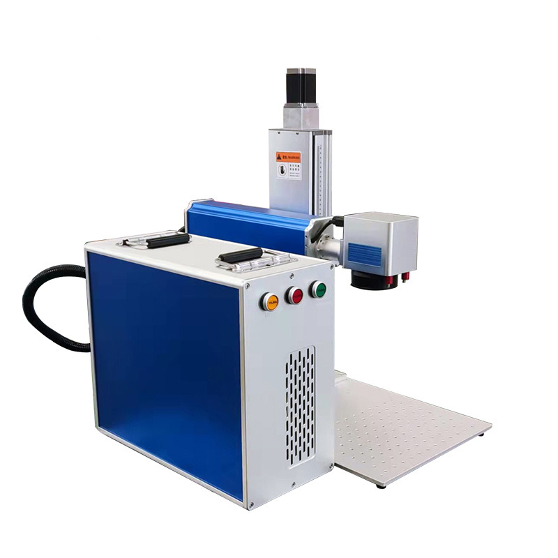 Portable Laser Marking Machine Easymark JPT M7 Mopa Fiber Laser 20W Engraver Colours on Metal Pet ID Tag Business Card