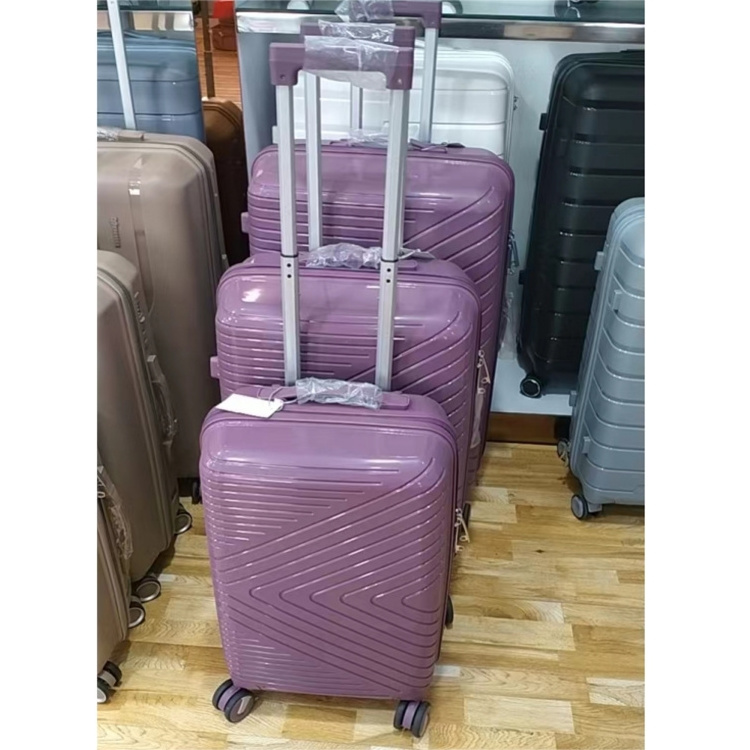 Omaska new patternTrolley Bags Hot Selling 20 24 28 Inch Valise Carry On Suitcase Case PP Luggage Sets