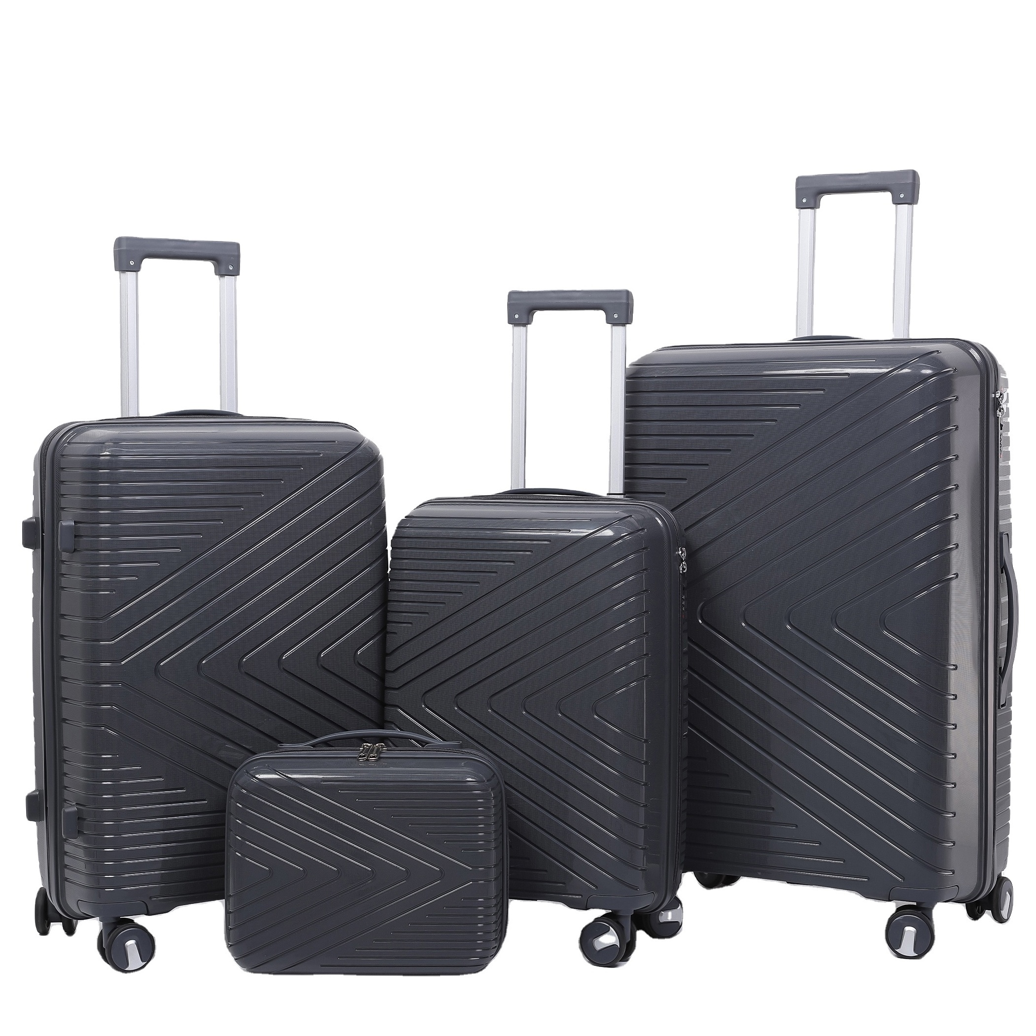 Omaska new patternTrolley Bags Hot Selling 20 24 28 Inch Valise Carry On Suitcase Case PP Luggage Sets