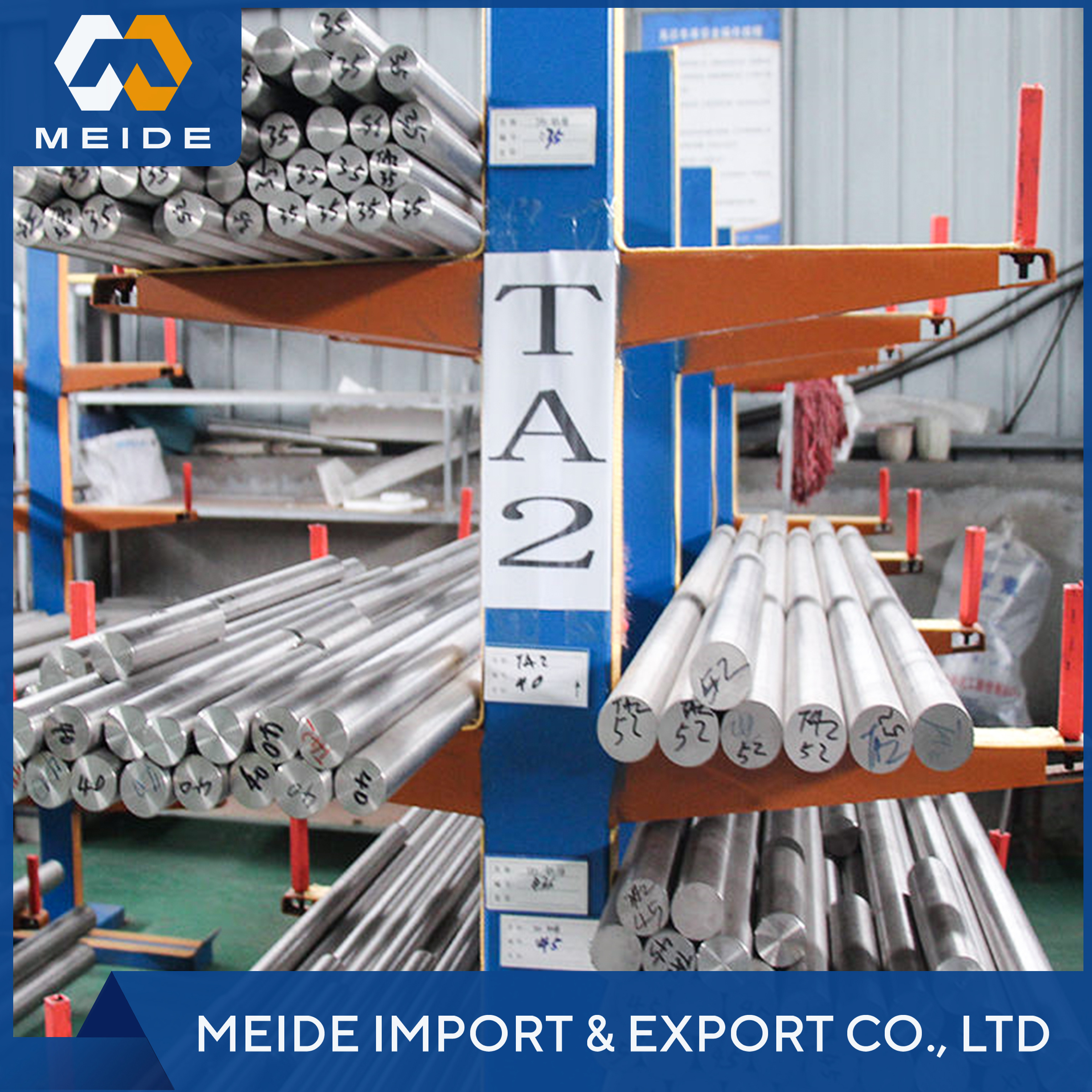 Factory supply top grade titanium alloy bar Gr1 Gr2 Gr3 Gr5 industrial pure titanium rod price per kilogram