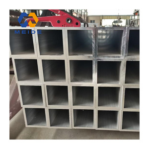 Extruded aluminum 5154 5A02 5456 Rectangular wood grain/powder coated square aluminum pipe hollow aluminum tube