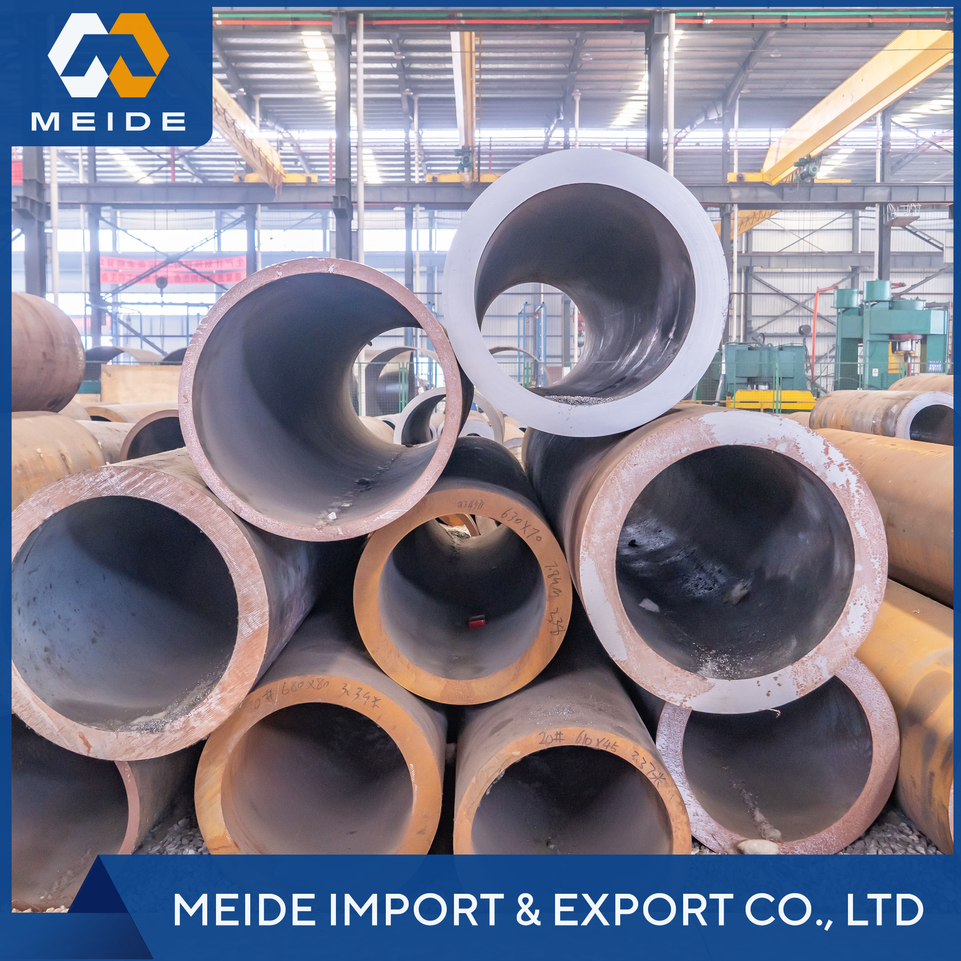 Chinese manufacturer round steel tube ASTM 1010 1020 1045 4130 4140 Hot Rolled Thick Wall Seamless Steel Pipe