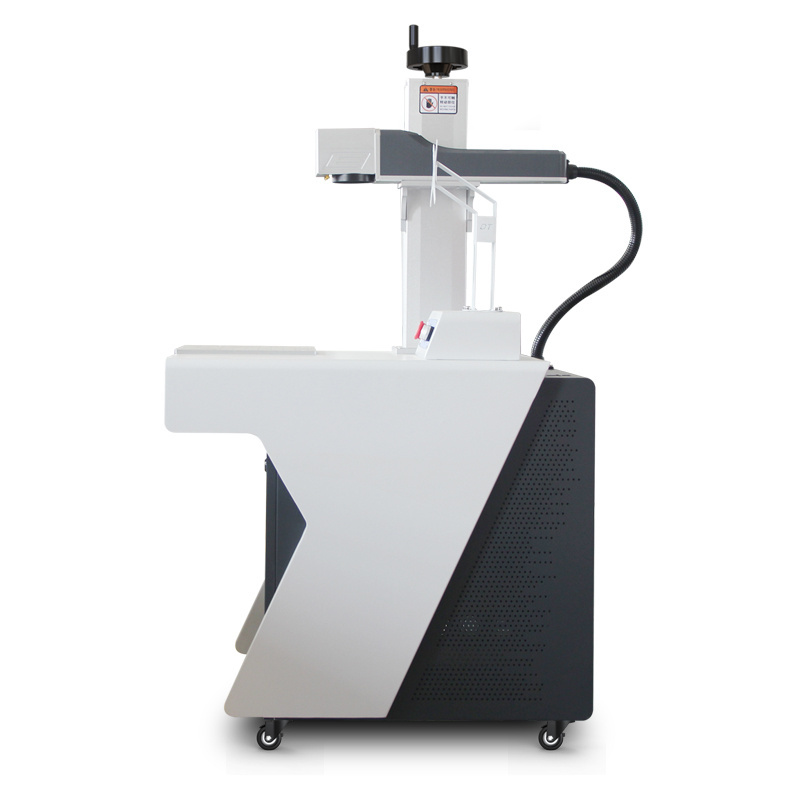 Large marking scope desktop 50w laser marking machine fiber laser printing for text and pattern on metal plastic leather