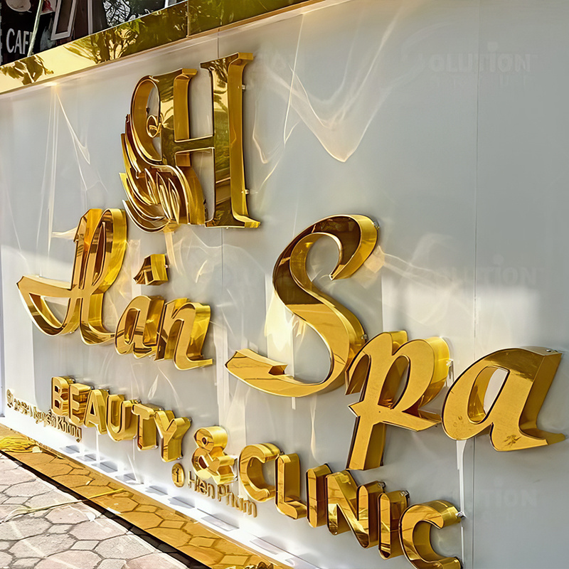 Customized signage backlit dimensional led business sign channel letter sign for custom office sign