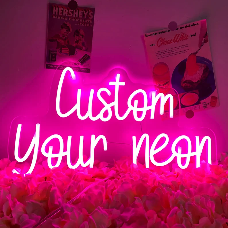 Factory Supply Name Neon Sign Led Neon Light Custom Neon Sign  For Home Wedding Decor