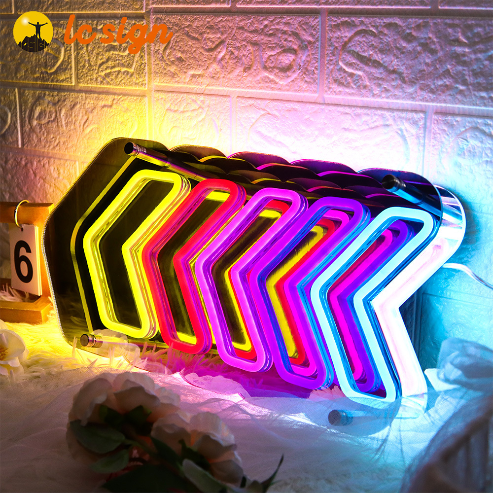 Factory Direct Sale New Mirror Acrylic For Bedroom Decor Butterfly Neon Mirror Led 3d Infinity Mirror