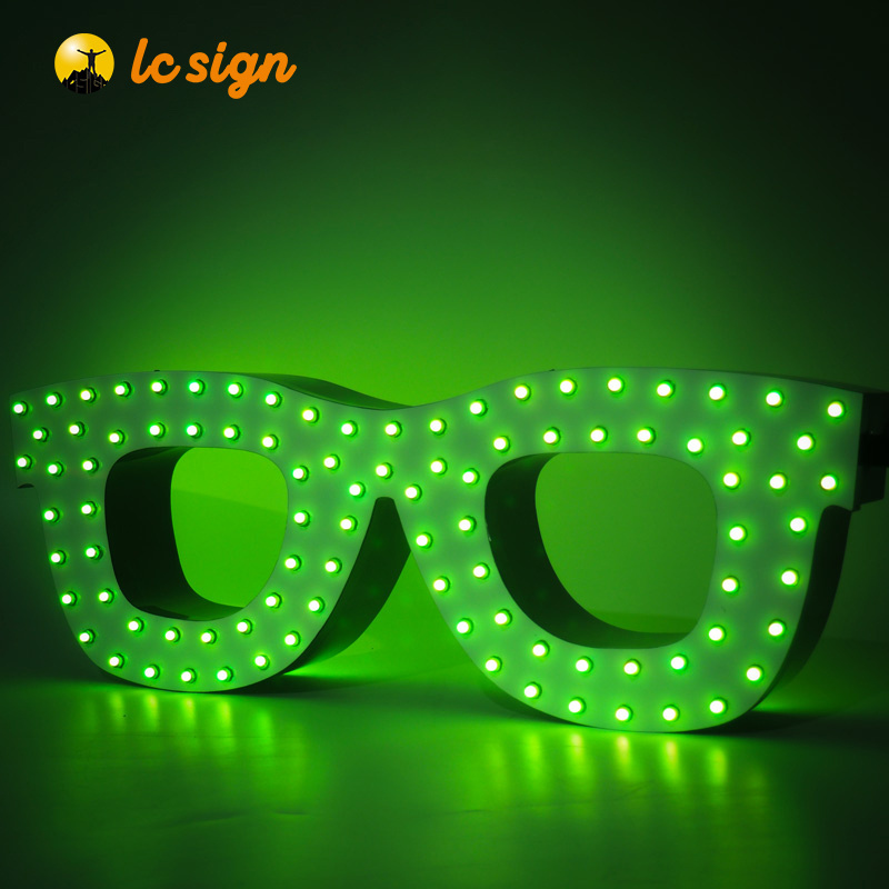 Custom good quality light up decorative 3d led letter alphabet hole punch letter