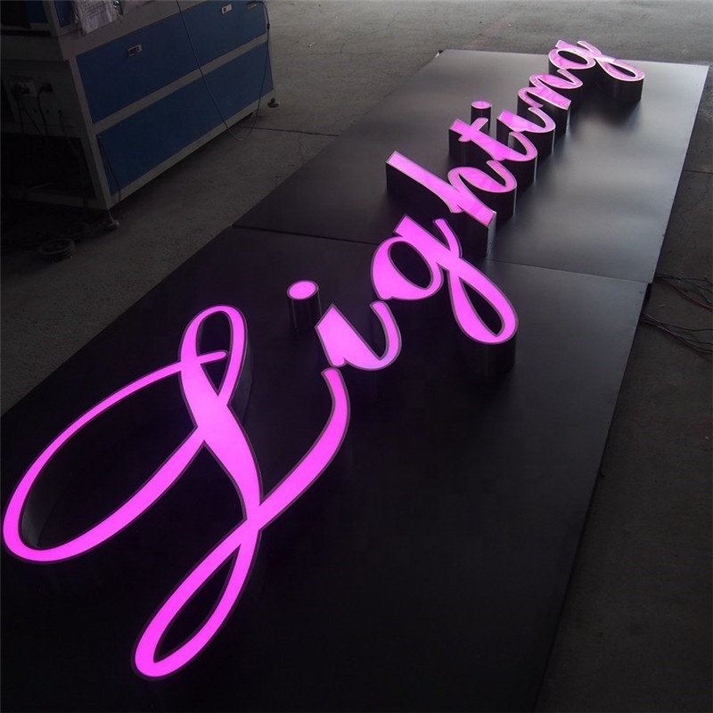 2022 Most Popular Advertising Channel Letter Bender Advertising Frontlit led Letter 3d Letter Advertising Sign