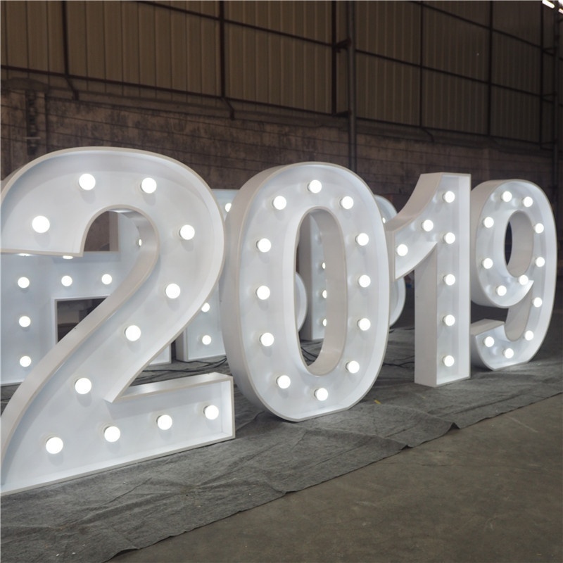 Custom Led Light Up Letters Led Wedding Numbers 3ft 4ft Marquee Letters