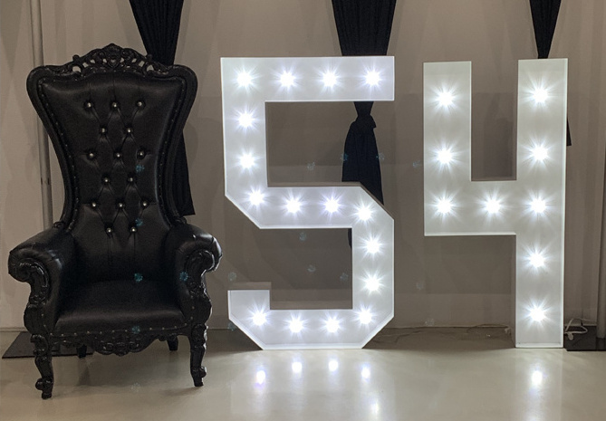 2023 fashion romantic customized letter wedding marquee letters lights big electronic signs with low price