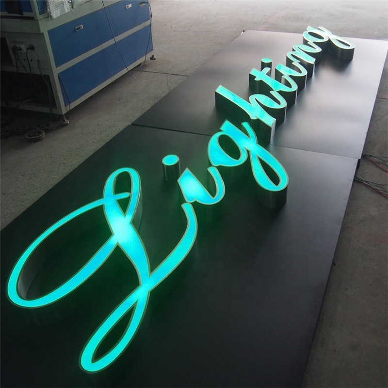 2022 Most Popular Advertising Channel Letter Bender Advertising Frontlit led Letter 3d Letter Advertising Sign