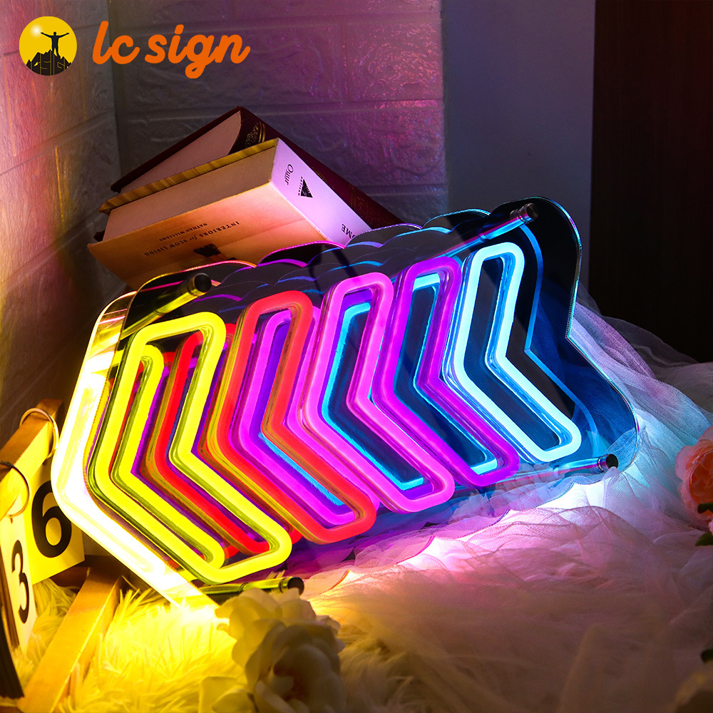 Factory Direct Sale New Mirror Acrylic For Bedroom Decor Butterfly Neon Mirror Led 3d Infinity Mirror