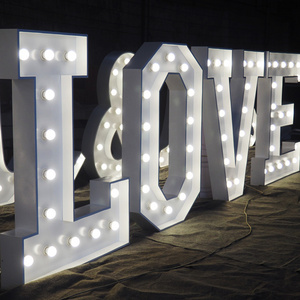 Big Letter maruqee sign 4ft giant love letters marquee letter Led Light Up lights lettersfor indoor