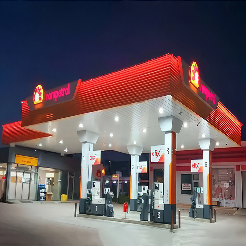 Wholesale Design Customize Install Gas Station Petrol Station Gasoline Station Led Luminous With High Quality And Low Price