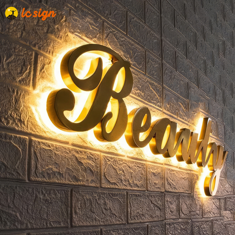 Advertising  3d illuminated led Logo sign Electronic channel letters sign LED Backlit signage outdoor led custom Sign