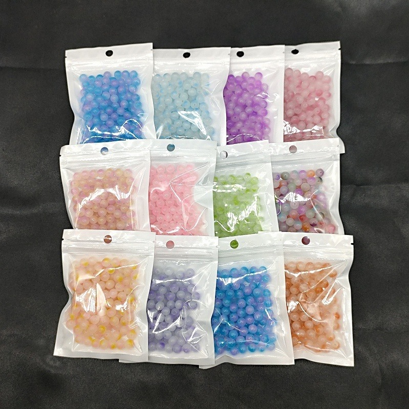 4mm 6mm 8mm 10mm Bubblegum Faceted Round Glass Crystal loose Beads wholesale For Jewelry bracelet earring key chain Making