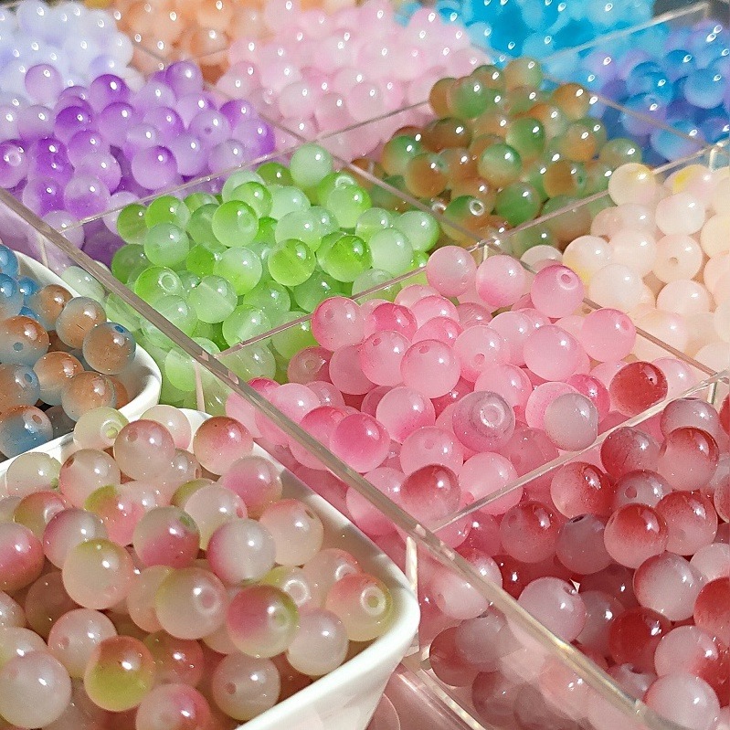 4mm 6mm 8mm 10mm Bubblegum Faceted Round Glass Crystal loose Beads wholesale For Jewelry bracelet earring key chain Making