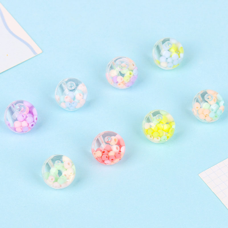 Wholesale 18mm Bubblegum magic water bead Handmade Bulk DIY Glass Crystal Soil clear Water Beads blaster gun For kids non toxic