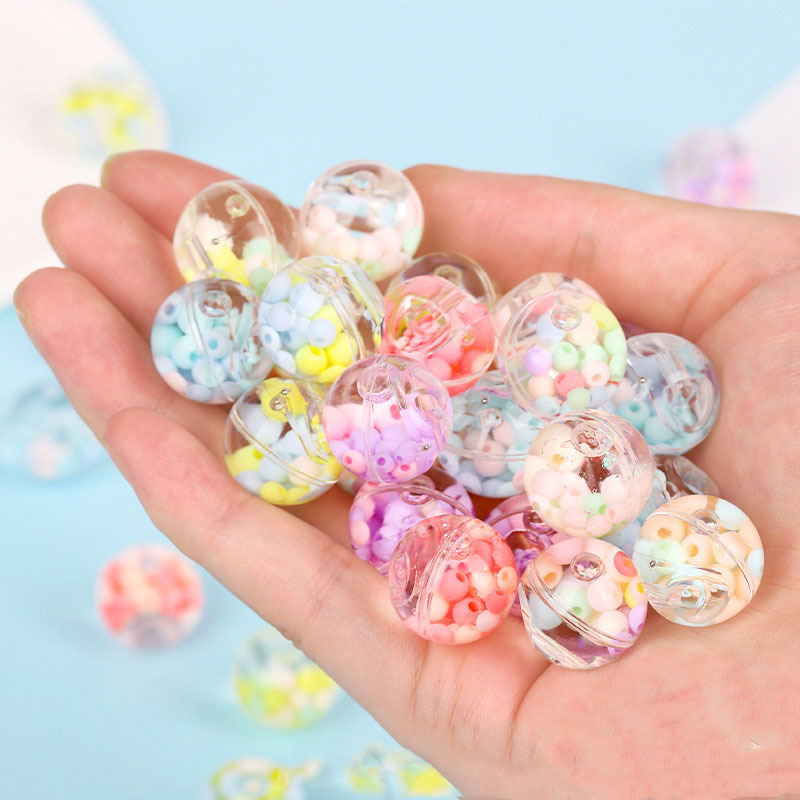 Wholesale 18mm Bubblegum magic water bead Handmade Bulk DIY Glass Crystal Soil clear Water Beads blaster gun For kids non toxic