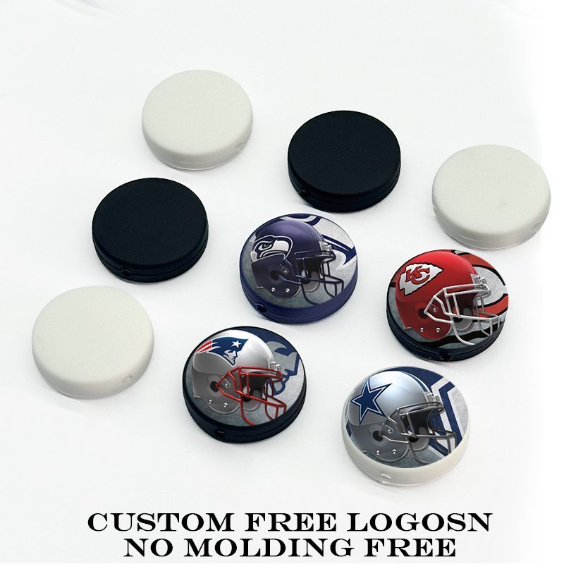 Silicone Beads Christmas Western Book Football Team NFL New 2023 Sports Team Custom Team Custom DIY Pen Focal Beads