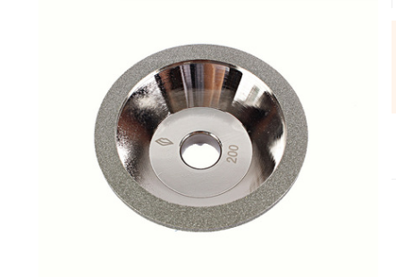 High efficiency electroplated 100mm grit abrasive cbn diamond bowl grinding wheel sharpening stone