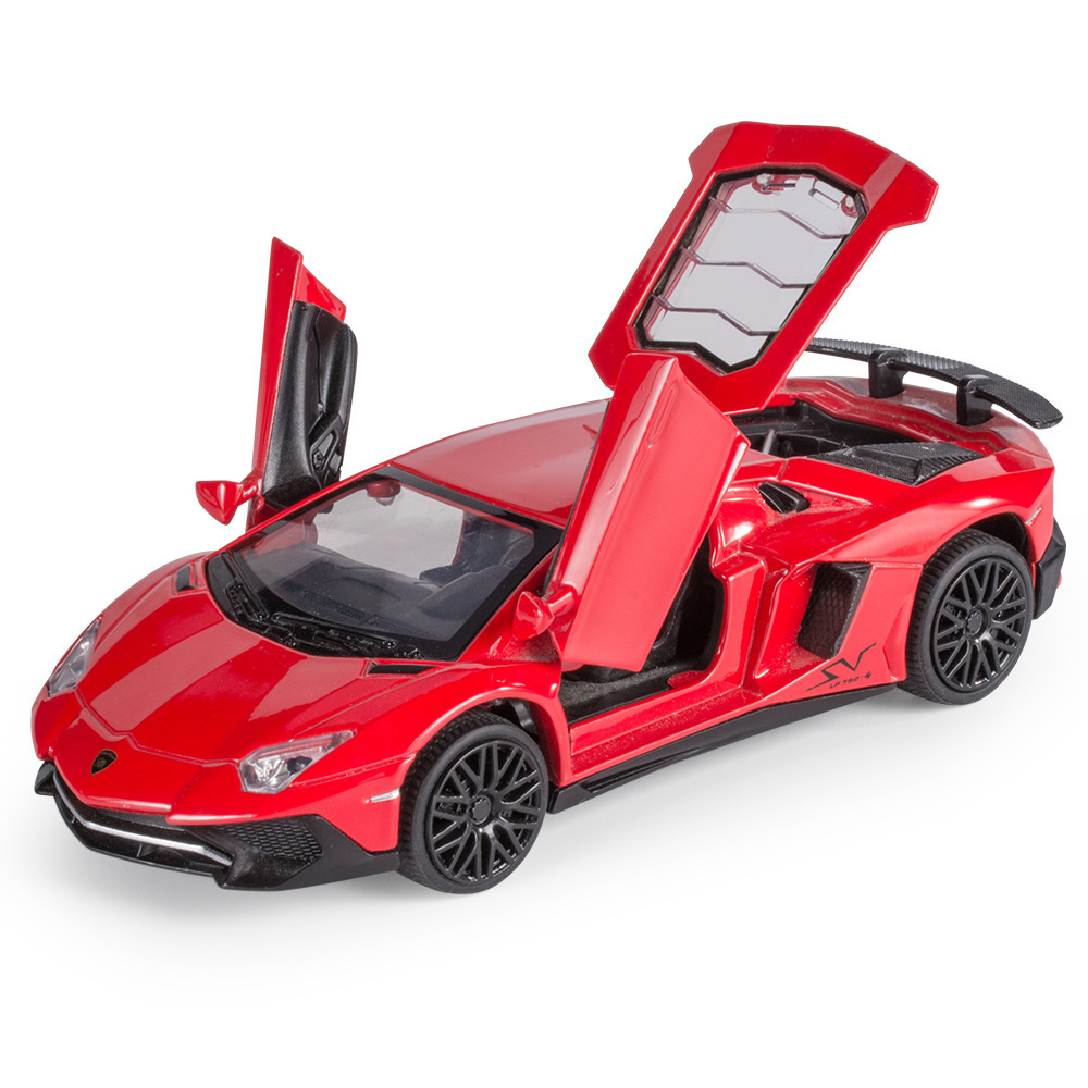 LP750 1:32 Lambor-ghini Car Alloy Sports Car Model Diecast Sound Super Racing Lifting Tail Hot Car Wheel For Gifts