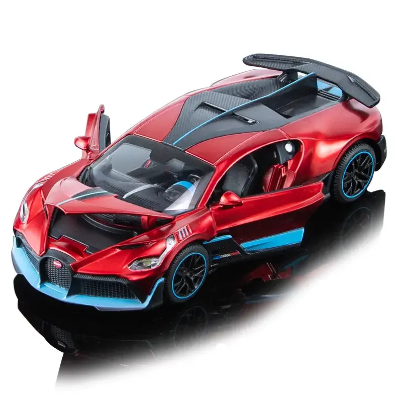 1/32 DIVO  Car Model Toys Diecast Alloy Pullback Simulation Vehicles Sound Light Hot Wheels Car Toys For Children Souvenir